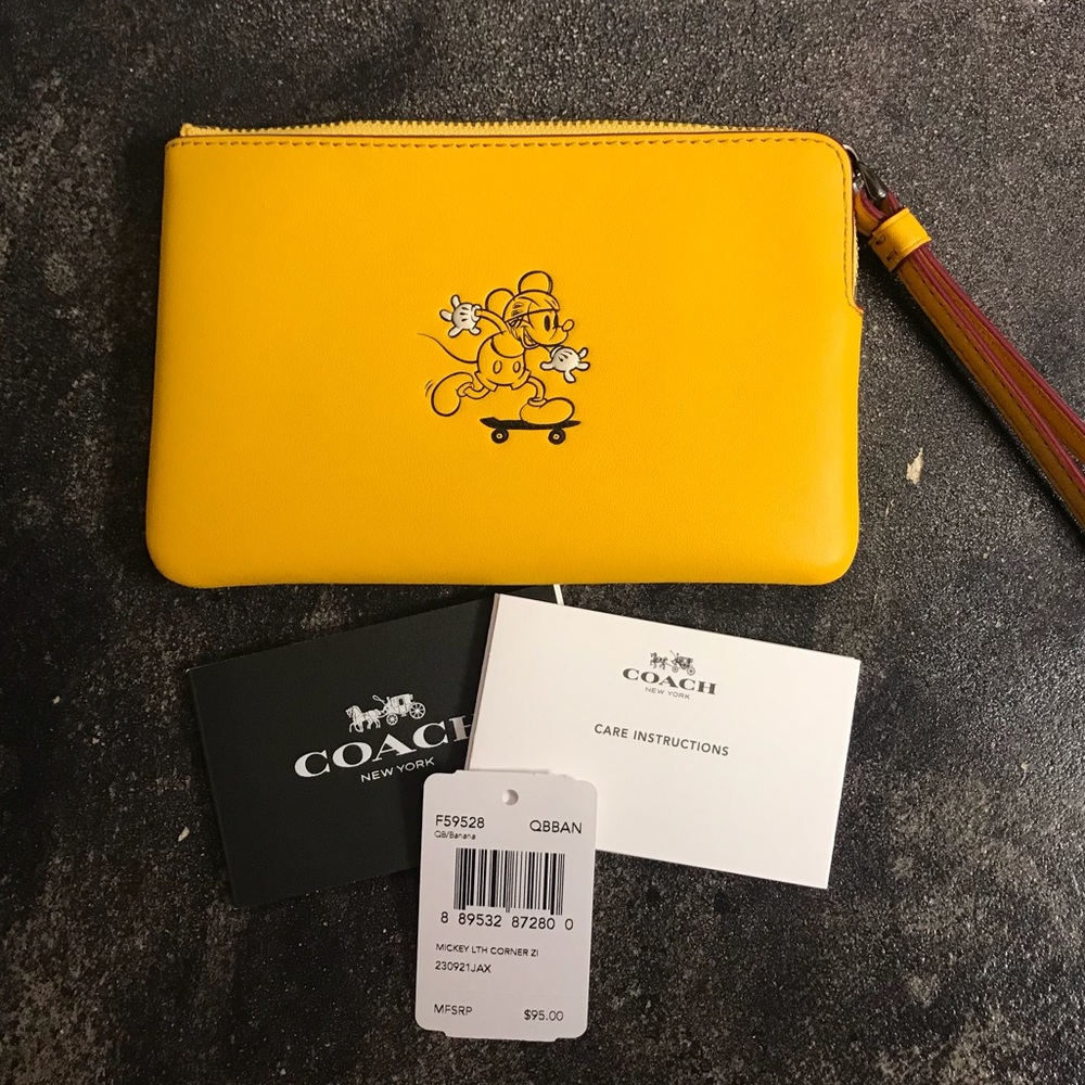 NWT DISNEY X COACH WRISTLET